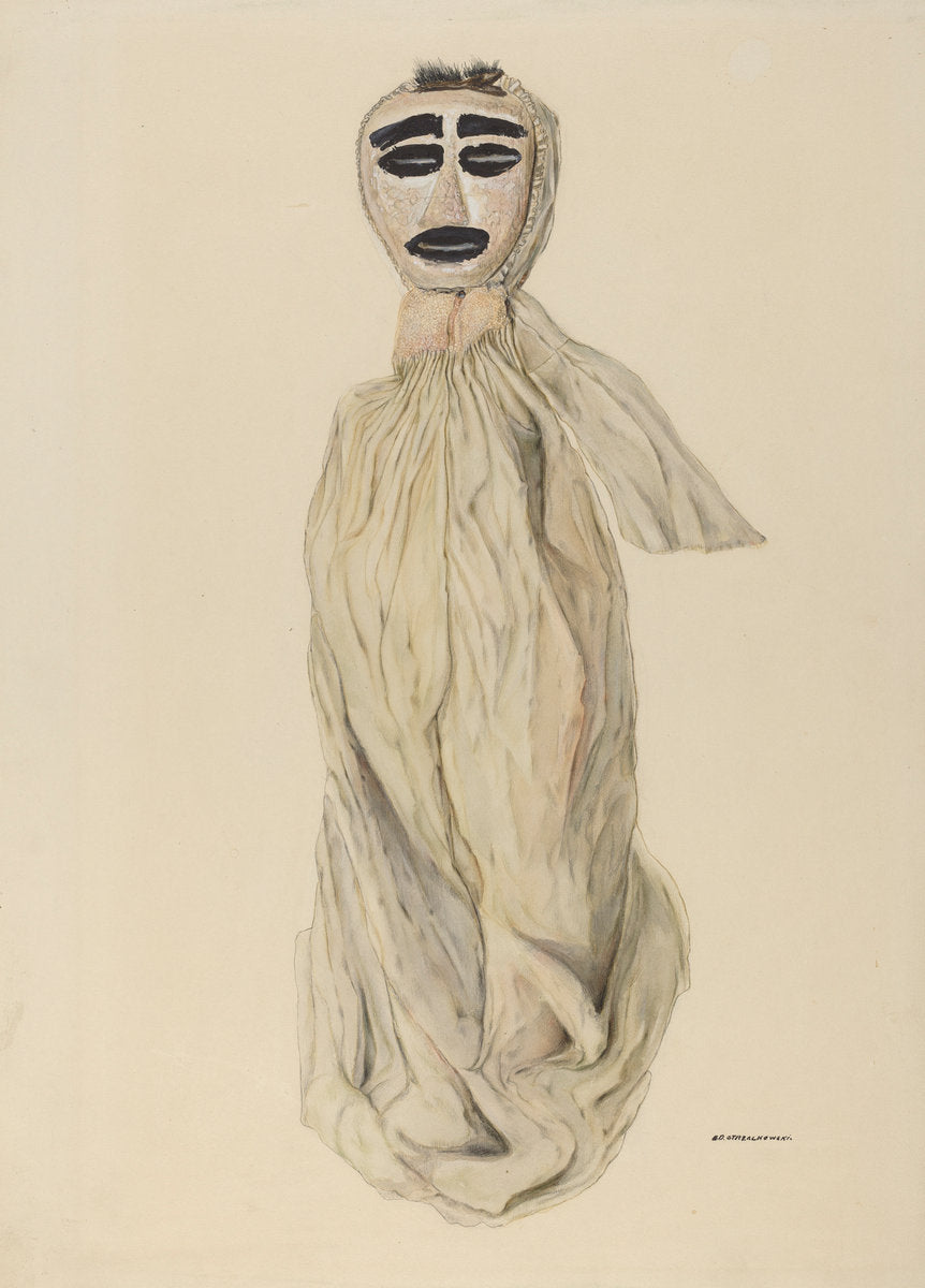 Ghost of Judy by Edward Strzalkowski (American, active c. 1935), 16X12"(A3)Poster Print