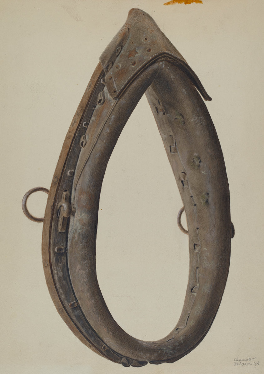 Ox Collar by Alexander Anderson (American, active c. 1935), 16X12"(A3)Poster Print
