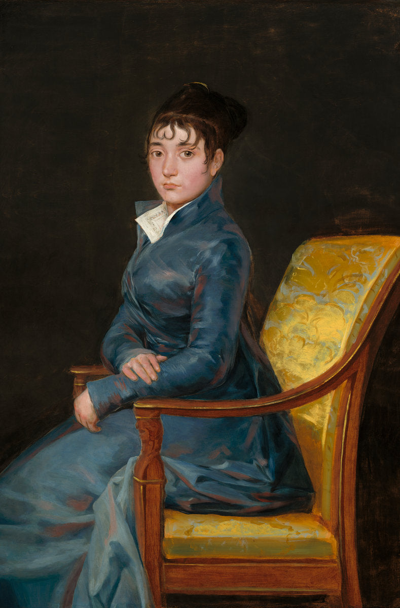 Thérèse Louise de Sureda by Francisco de Goya (Spanish, 1746 - 1828), 16X12"(A3)Poster Print
