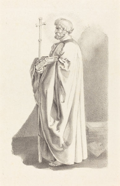 An Apostle, from Albert [sic] Durer by James Henry Lynch after John Flaxman (Irish, died 1868), 16X12"(A3)Poster Print