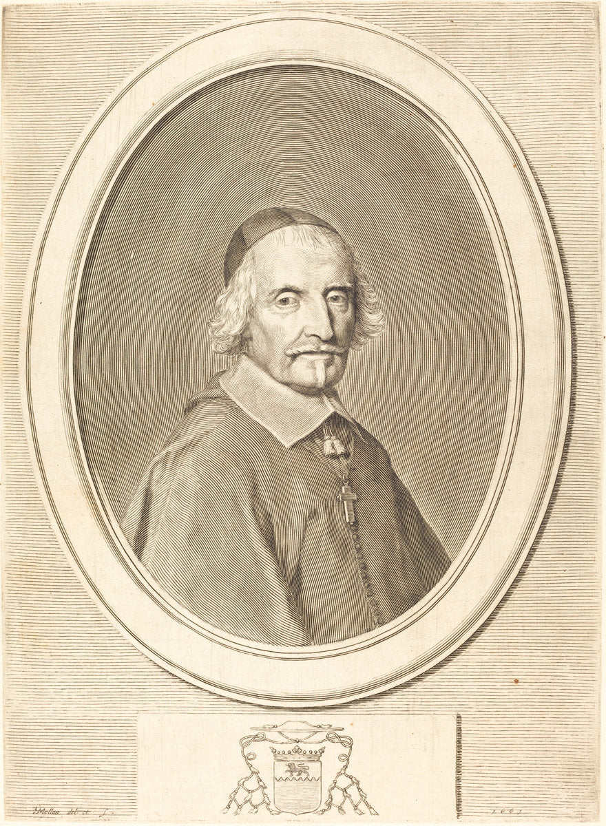 Francois de Villemontee by Claude Mellan (French, 1598 - 1688), 16X12"(A3)Poster Print