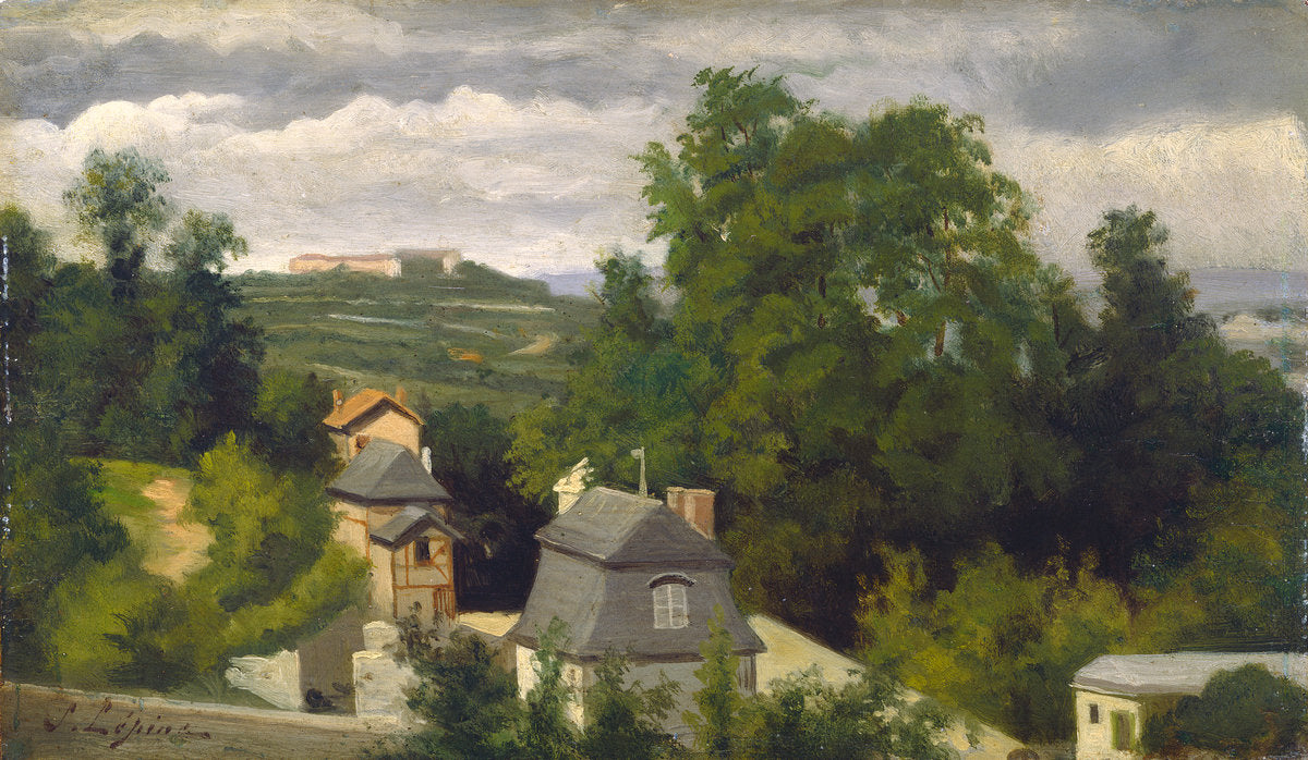 View on the Outskirts of Caen by Stanislas Lépine (French, 1835 - 1892), 16X12"(A3)Poster Print