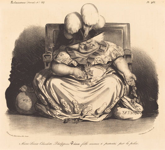 Marie-Louise-Charlotte-Philippinepairie by Honoré Daumier (French, 1808 - 1879), 16X12"(A3)Poster Print