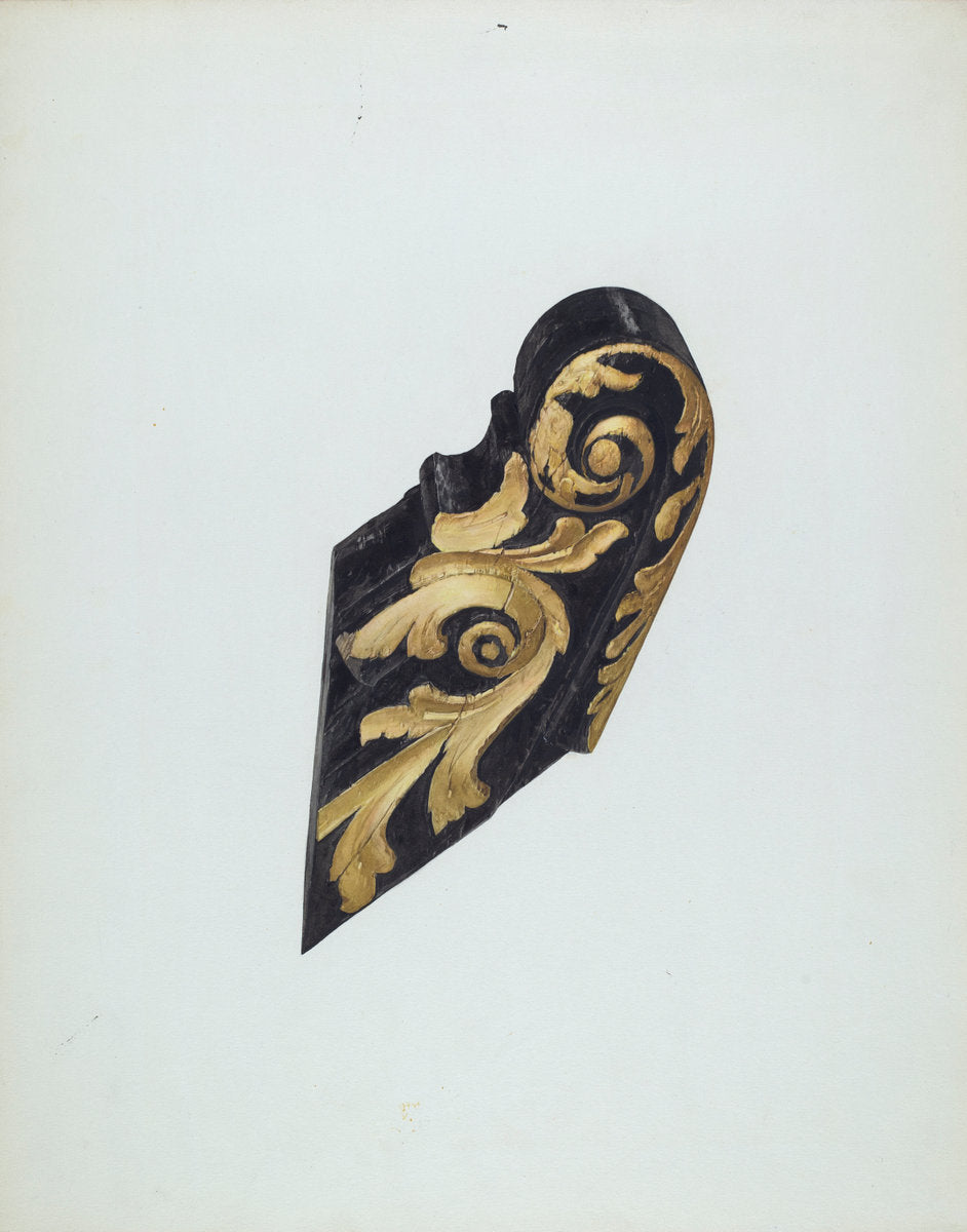 Ship's Billethead by Jane Iverson (American, active c. 1935), 16X12"(A3)Poster Print