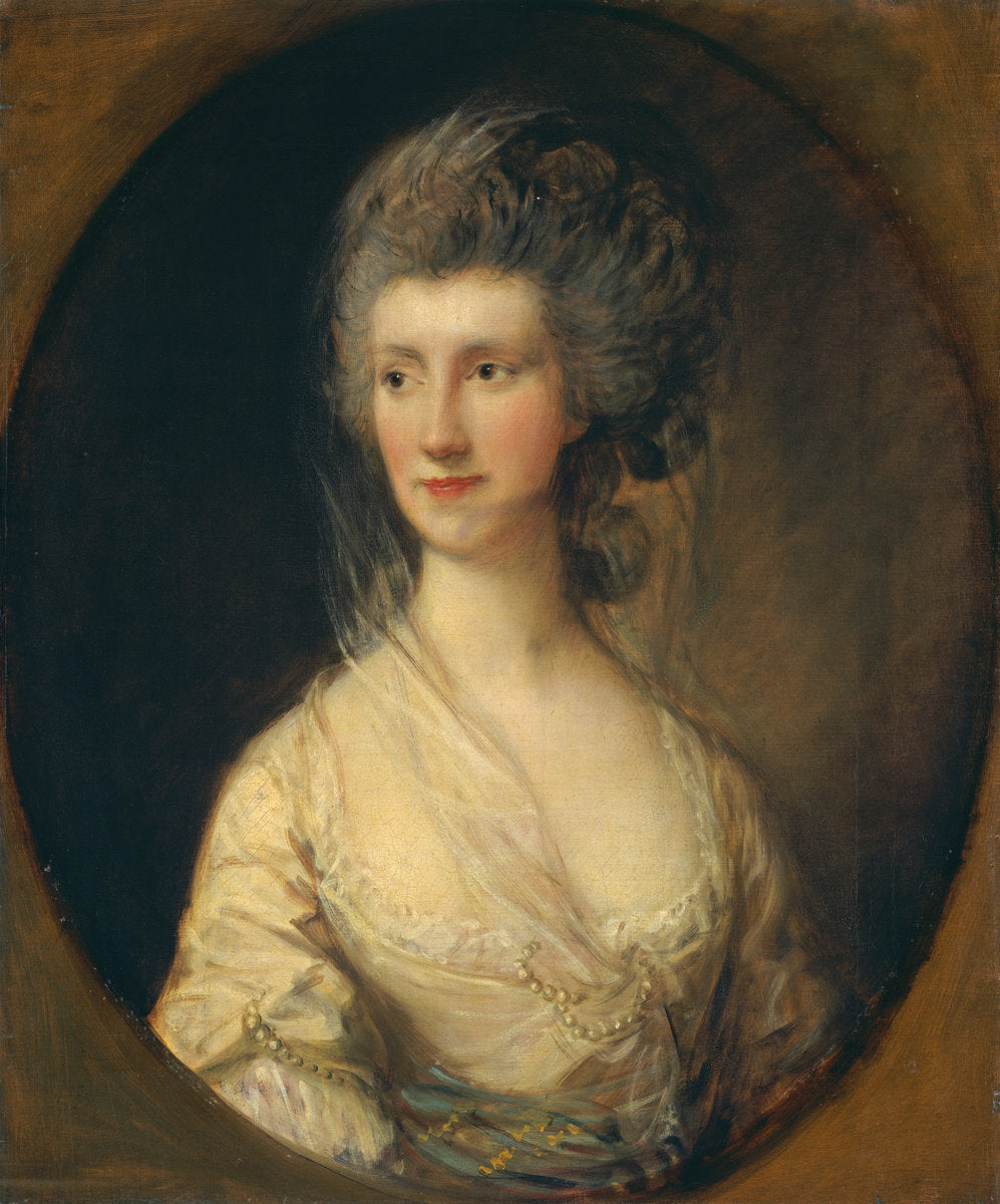Mrs. John Taylor by Thomas Gainsborough (British, 1727 - 1788), 16X12"(A3)Poster Print