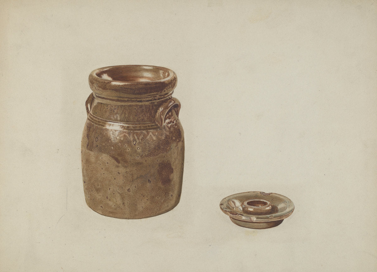 Crockery Churn by Margaret Golden (American, active c. 1935), 16X12"(A3)Poster Print