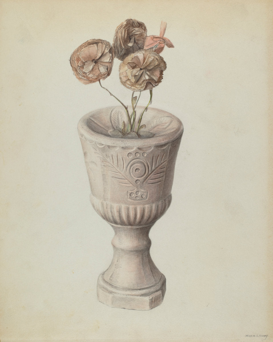 Chalice by Mina Lowry (American, 1894 - 1942), 16X12"(A3)Poster Print