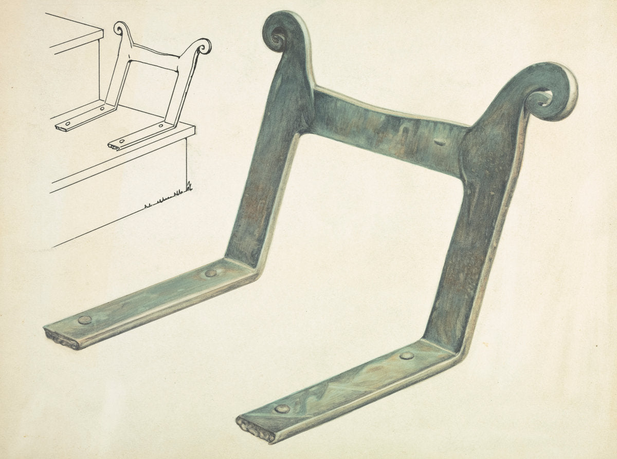 Amana Shoe Scraper by Arthur Stewart (American, active c. 1935), 16X12"(A3)Poster Print