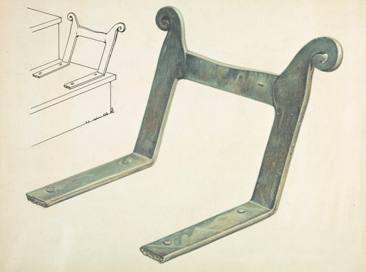 Amana Shoe Scraper by Arthur Stewart (American, active c. 1935), 16X12"(A3)Poster Print
