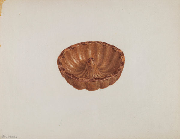 Turk's Head Mold by Isadore Goldberg (American, active c. 1935), 16X12"(A3)Poster Print