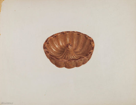 Turk's Head Mold by Isadore Goldberg (American, active c. 1935), 16X12"(A3)Poster Print
