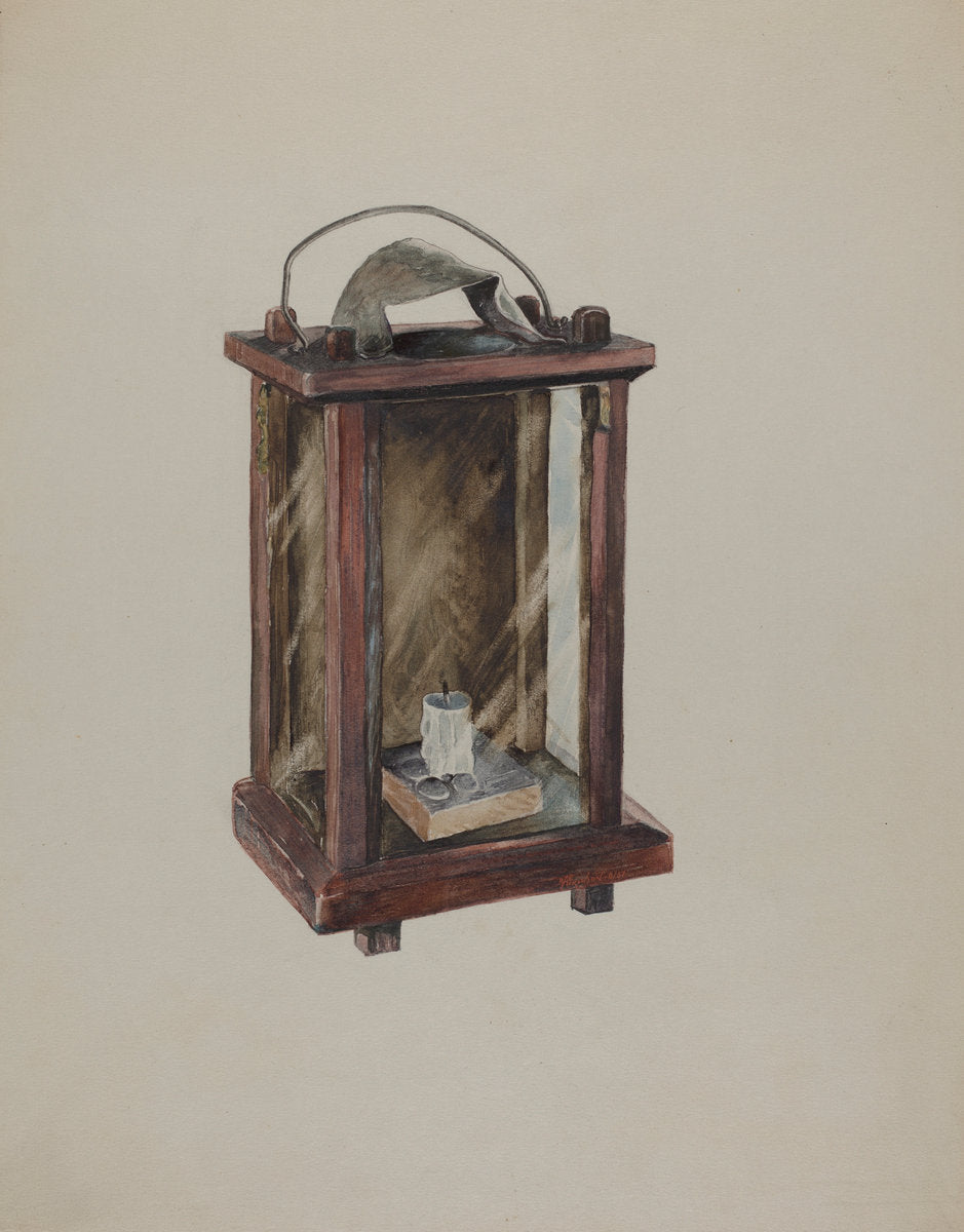 Lantern by Ralph Atkinson (American, active c. 1935), 16X12"(A3)Poster Print