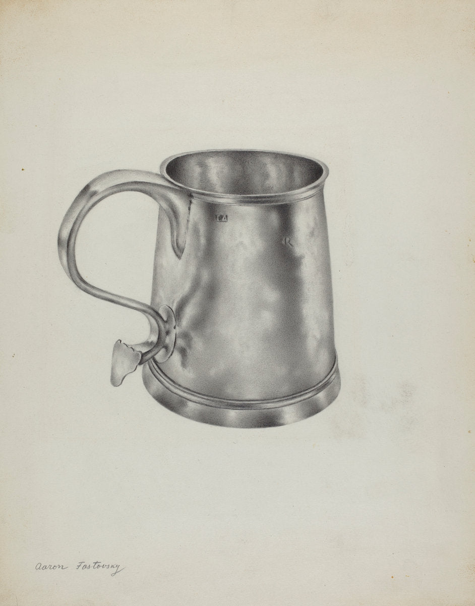 Silver Mug by Aaron Fastovsky (American, active c. 1935), 16X12"(A3)Poster Print