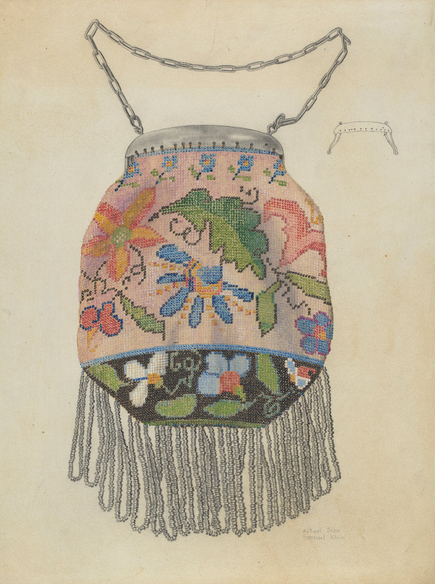 Bag by Samuel O. Klein (American, active c. 1935), 16X12"(A3)Poster Print