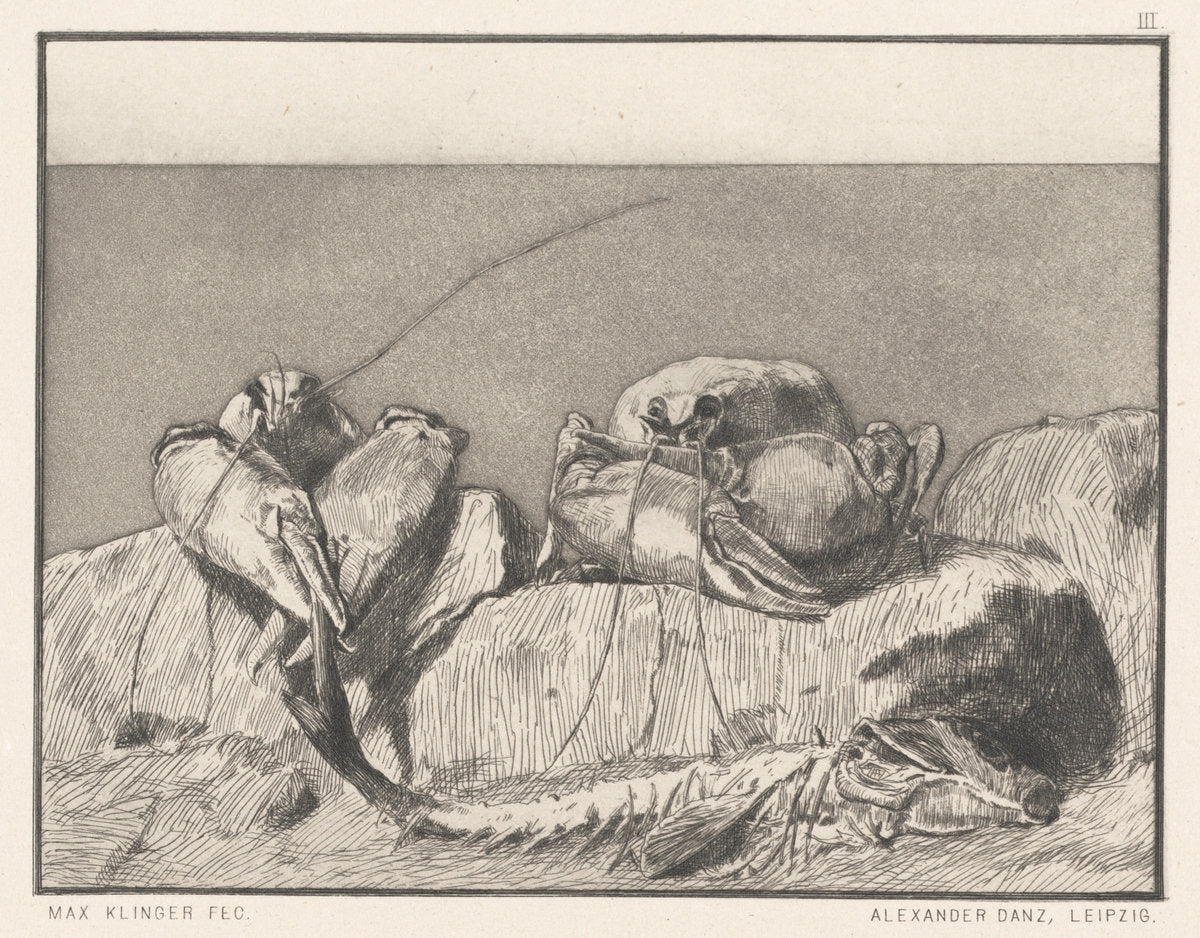 Siesta I: pl.3 by Max Klinger (German, 1857 - 1920), 16X12"(A3)Poster Print