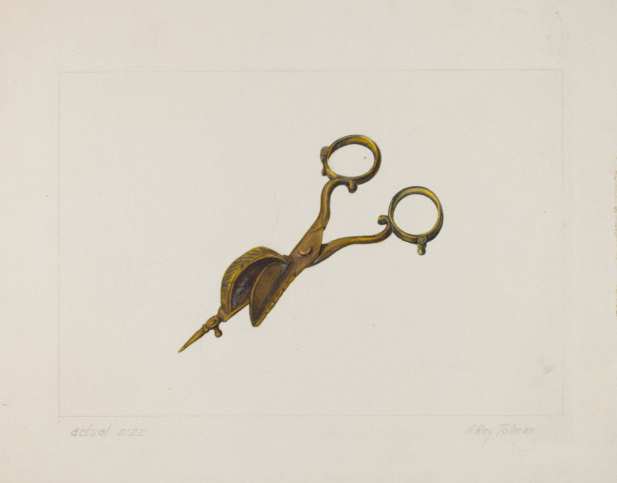 Candle Snuffer by A.R. Tolman (American, active c. 1935), 16X12"(A3)Poster Print