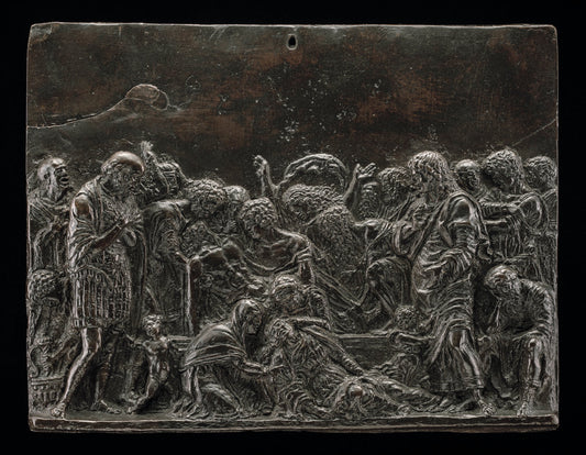 The Entombment by Andrea Briosco, called Riccio (Italian, 1470 - 1532), 16X12"(A3)Poster Print