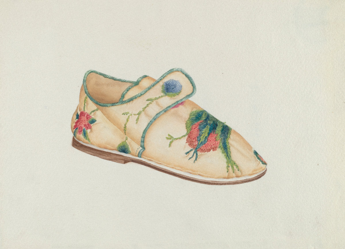 Child's Shoe by Frances Cohen (American, active c. 1935), 16X12"(A3)Poster Print