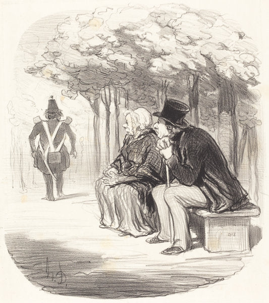 Je n'métonne pas si les femmes ont... du goût... by Honoré Daumier (French, 1808 - 1879), 16X12"(A3)Poster Print