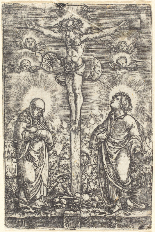 The Little Crucifixion by Albrecht Altdorfer (German, 1480 or before - 1538), 16X12"(A3)Poster Print