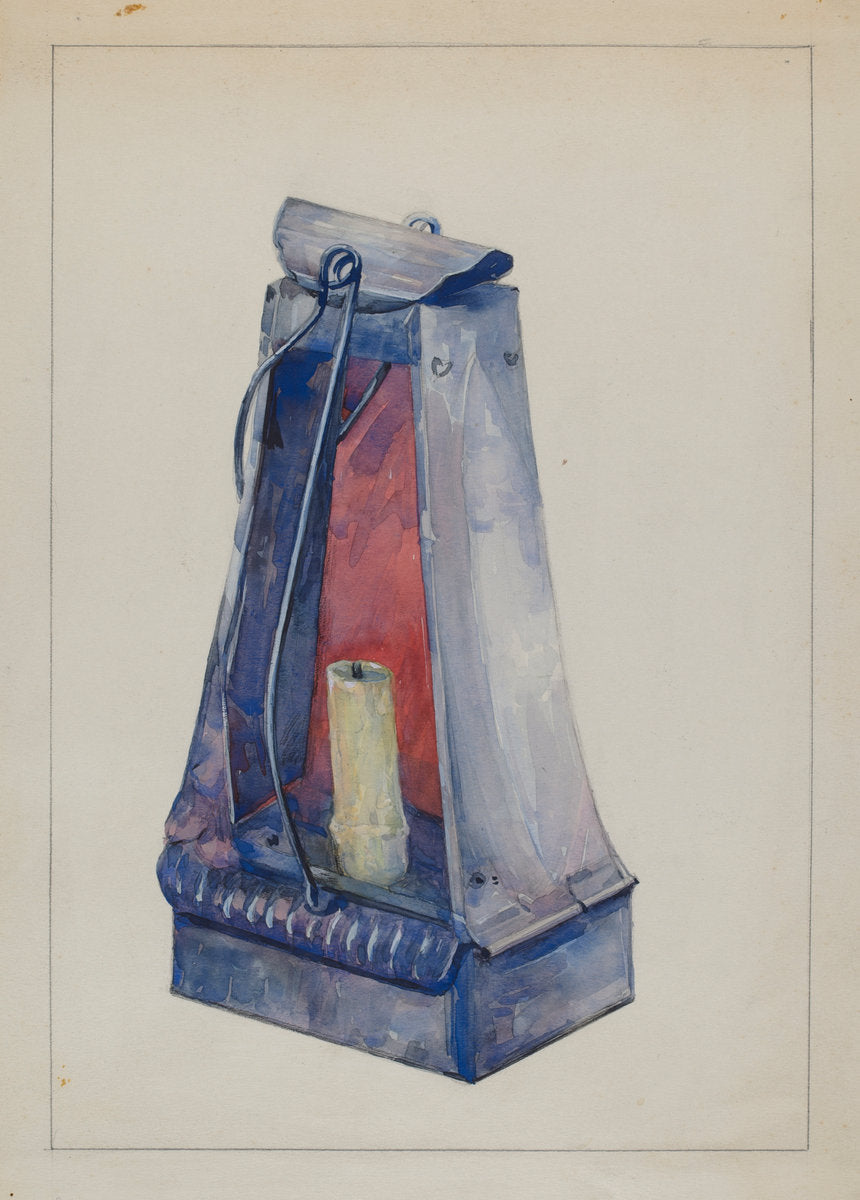 Lantern by John Oster (American, active c. 1935), 16X12"(A3)Poster Print