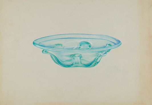 Bowl by John Tarantino and Van Silvay (American, active c. 1935), 16X12"(A3)Poster Print