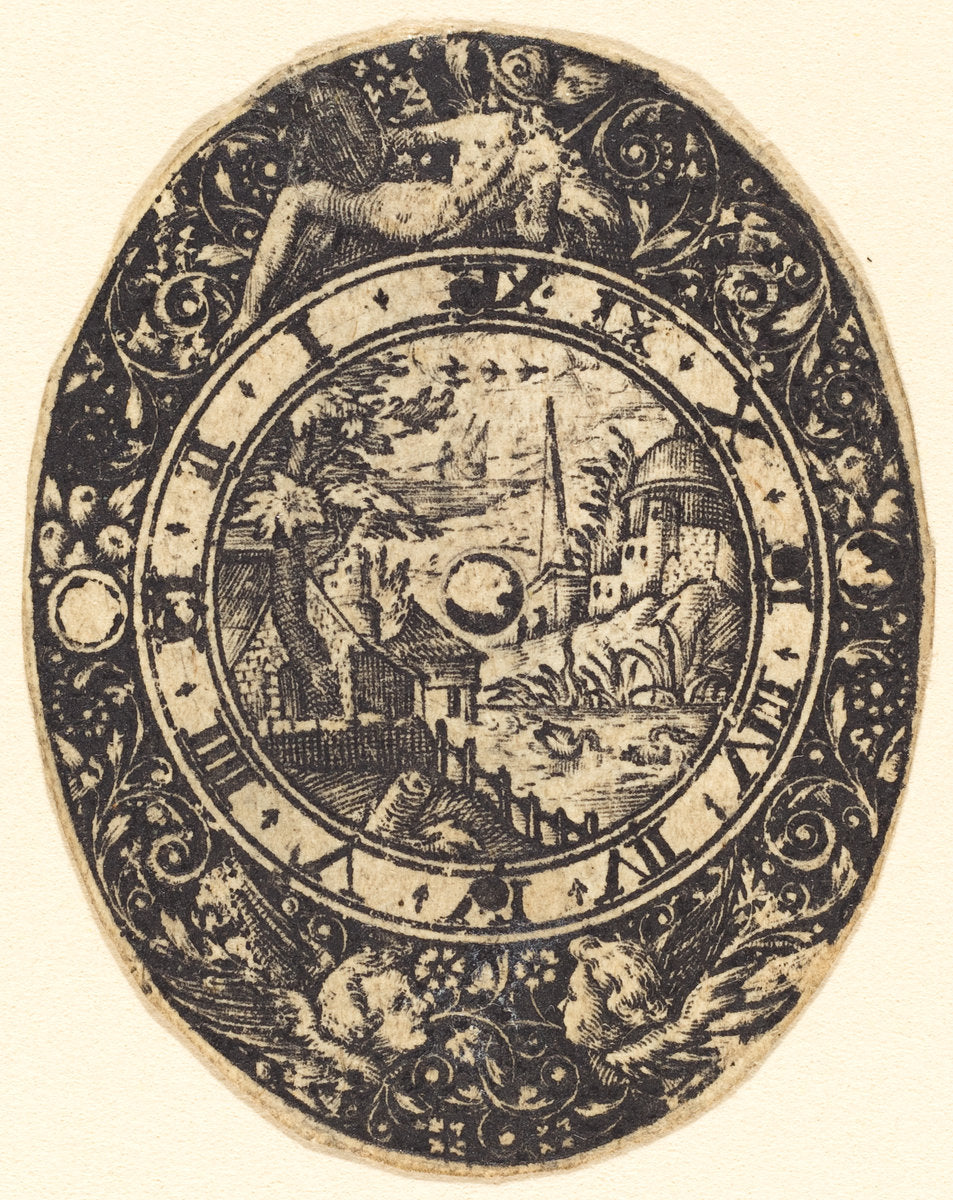 Landscape with an Obelisk by Antoine Jacquard (French, died 1652), 16X12"(A3)Poster Print