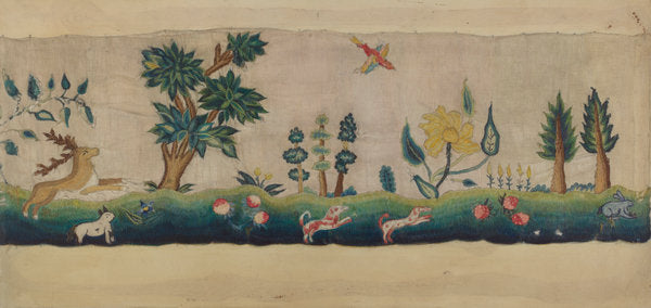 Embroidered Petticoat Border by Lawrence Peterson (American, active c. 1935), 16X12"(A3)Poster Print