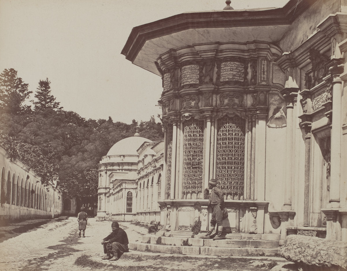Mosque of Eyoub by James Robertson (British, 1813 - 1888), 16X12"(A3)Poster Print