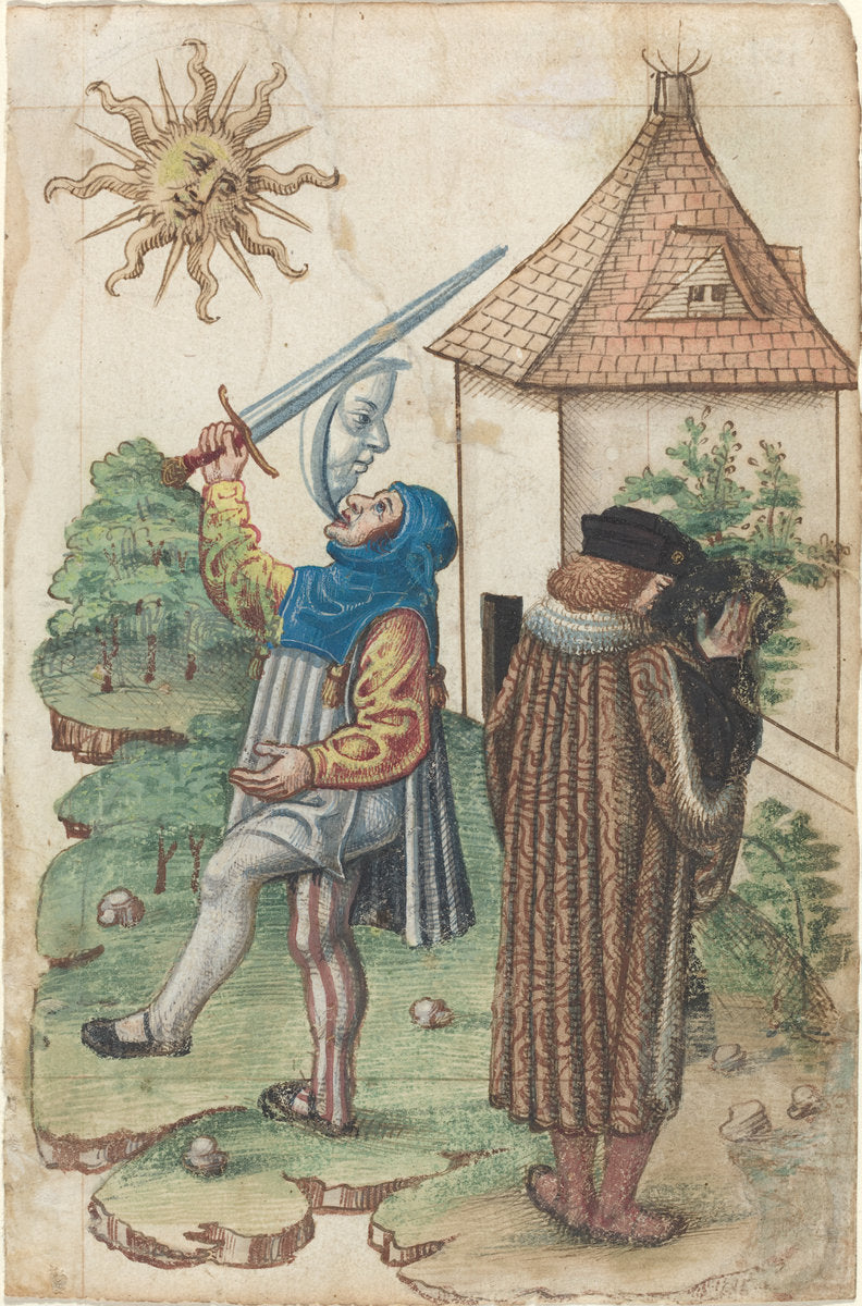 c. 1512/1515 by French early 16th Century ("Speak Not Against the Sun" and "Do Not Make Water Facing the Sun" [fol. 39 recto]), 16X12"(A3)Poster Print