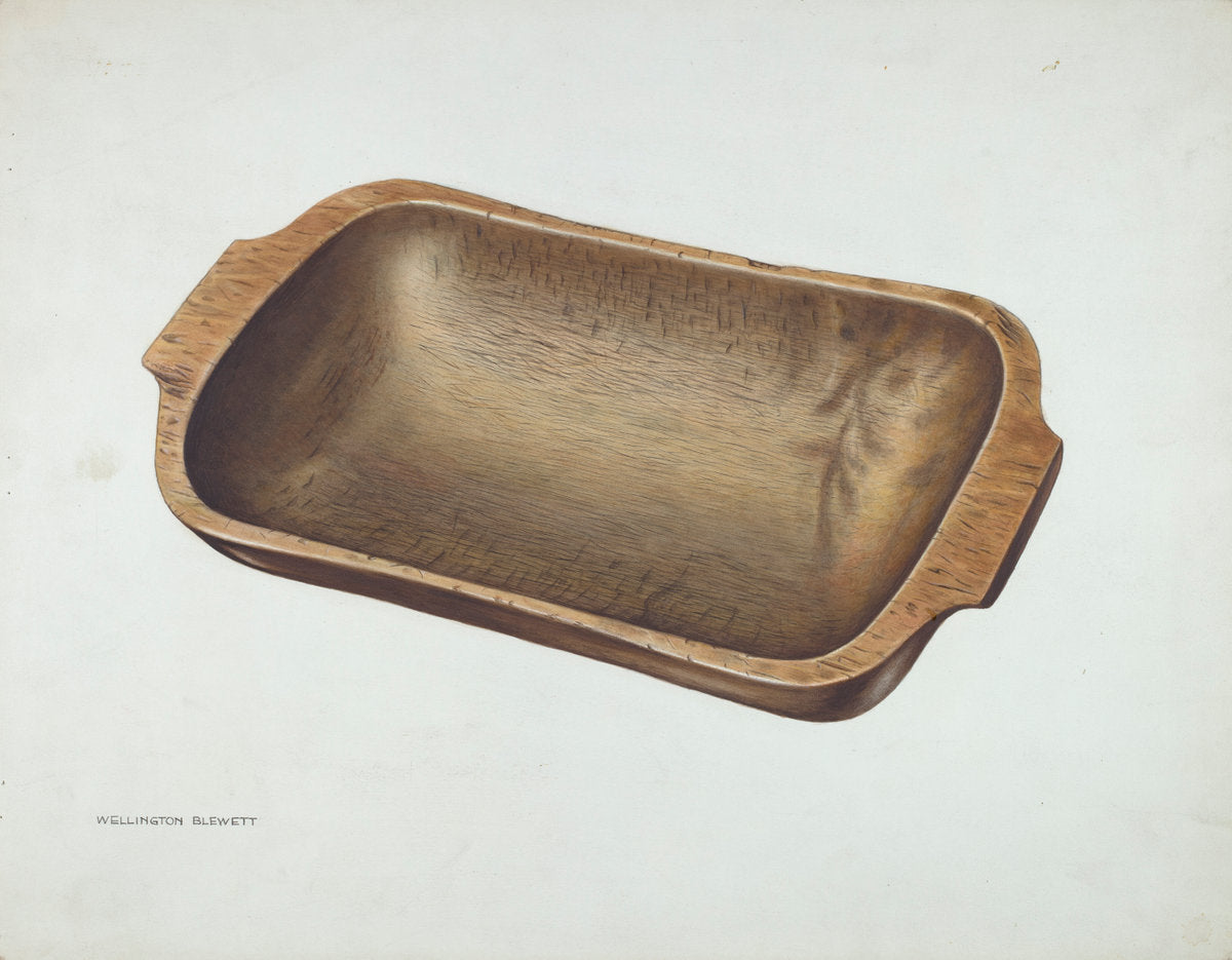 Chopping Bowl by Wellington Blewett (American, active c. 1935), 16X12"(A3)Poster Print