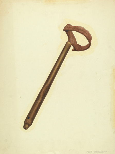 Branding Iron by Fred Hassebrock (American, active c. 1935), 16X12"(A3)Poster Print
