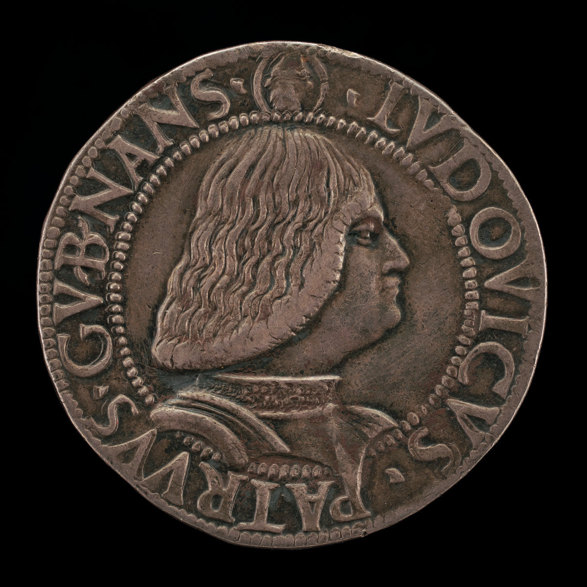 1481/1494 by Milanese 15th Century (Lodovico Maria Sforza, called il Moro, 1451-1508,  Regent 1480-1494 (reverse)), 16X12"(A3)Poster Print
