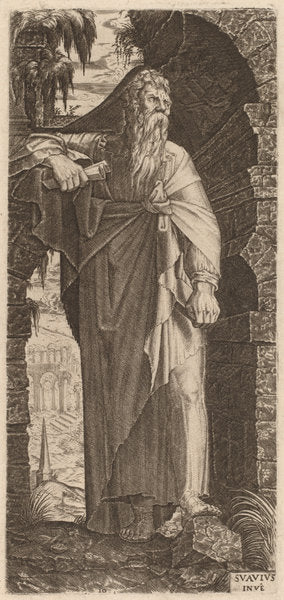 Saint Paul by Lambert Suavius (Flemish, c. 1510 - 1567), 16X12"(A3)Poster Print