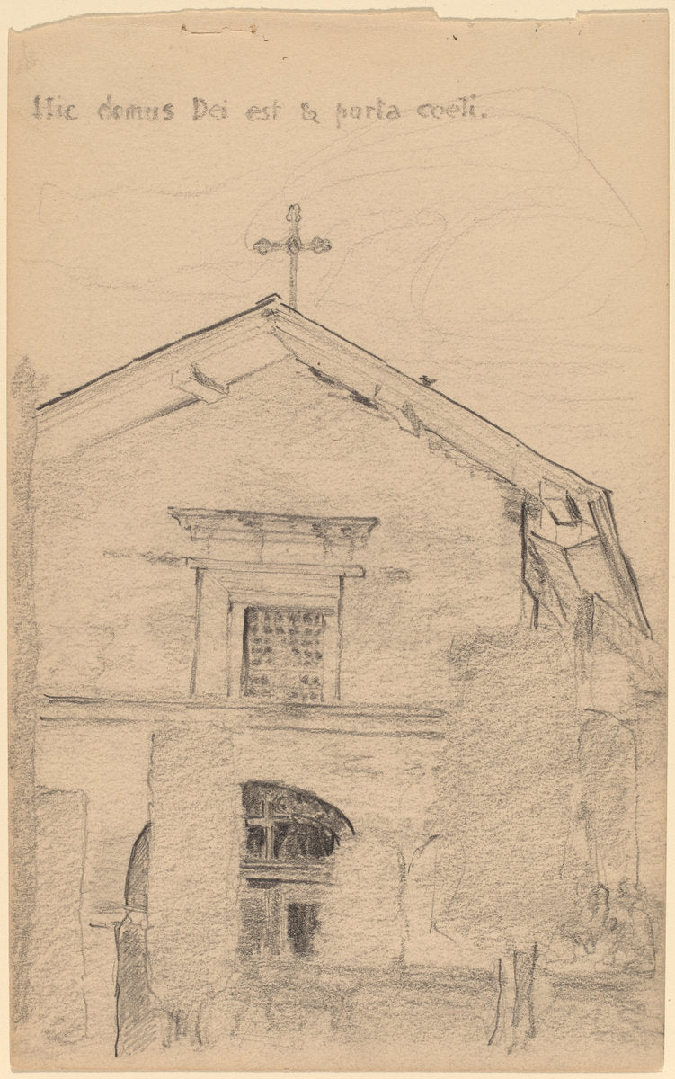 Mission Dolores, San Francisco by Arthur B. Davies (American, 1862 - 1928), 16X12"(A3)Poster Print