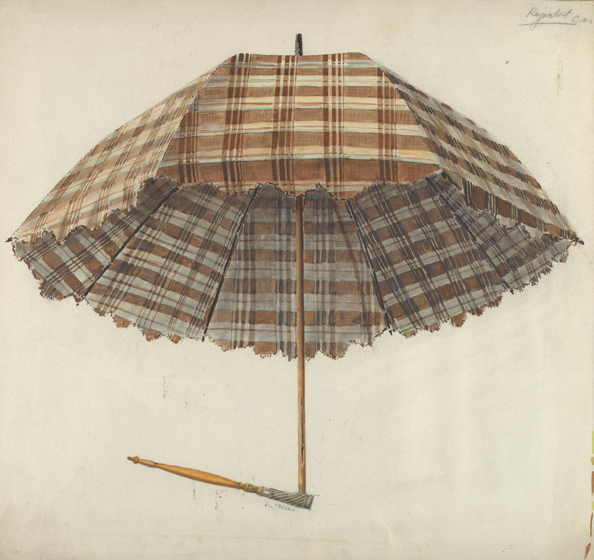 Parasol by Douglas Cox (American, active c. 1935), 16X12"(A3)Poster Print