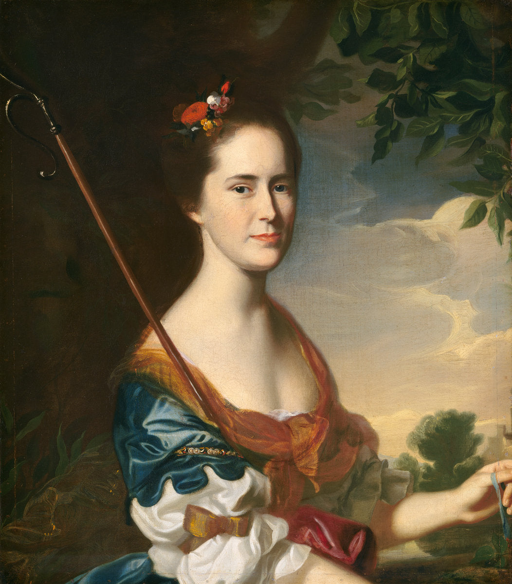 Elizabeth Gray Otis (Mrs. Samuel Alleyne Otis) by John Singleton Copley (American, 1738 - 1815), 16X12"(A3)Poster Print