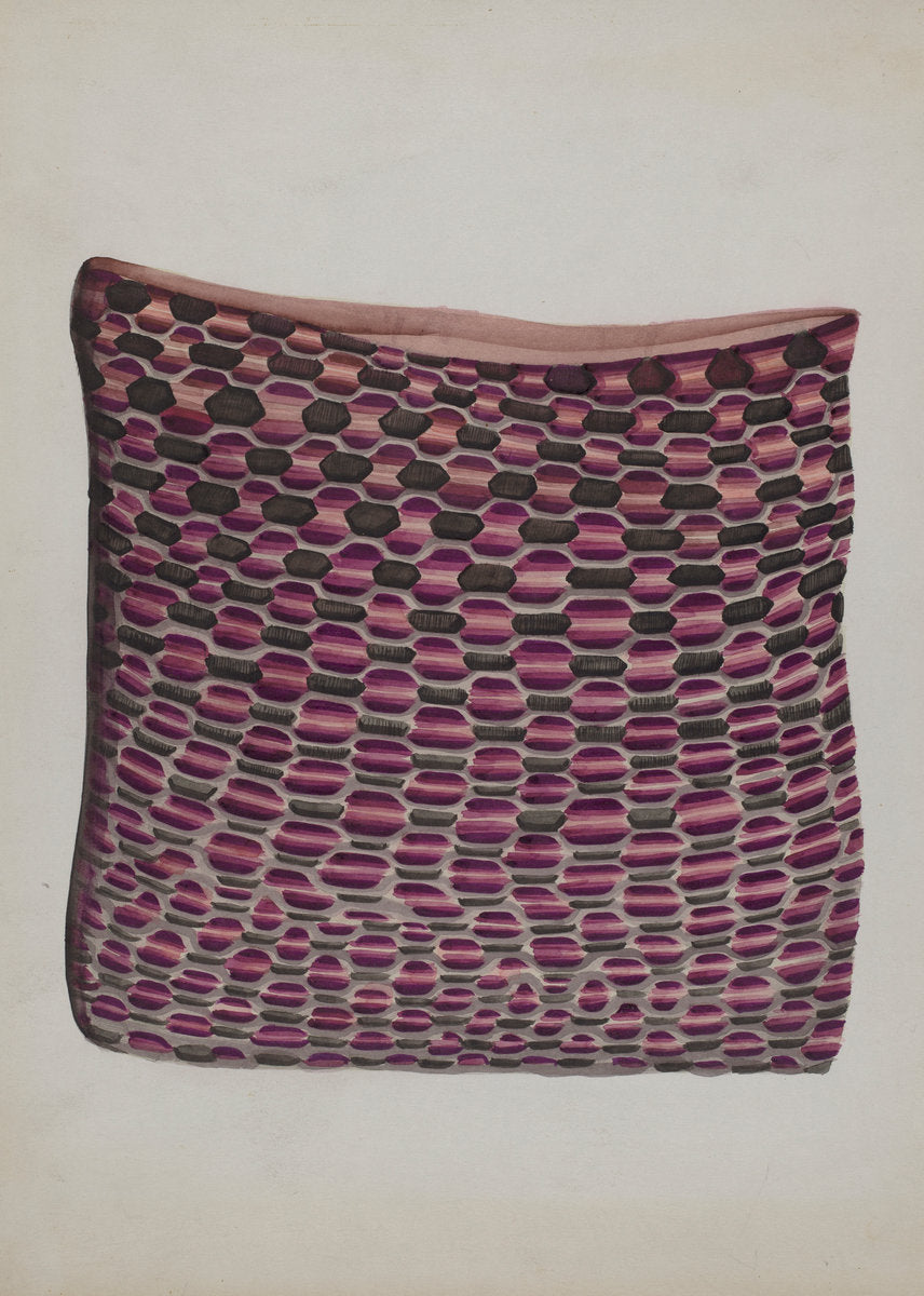 Pillow by Natalie Simon (American, active c. 1935), 16X12"(A3)Poster Print