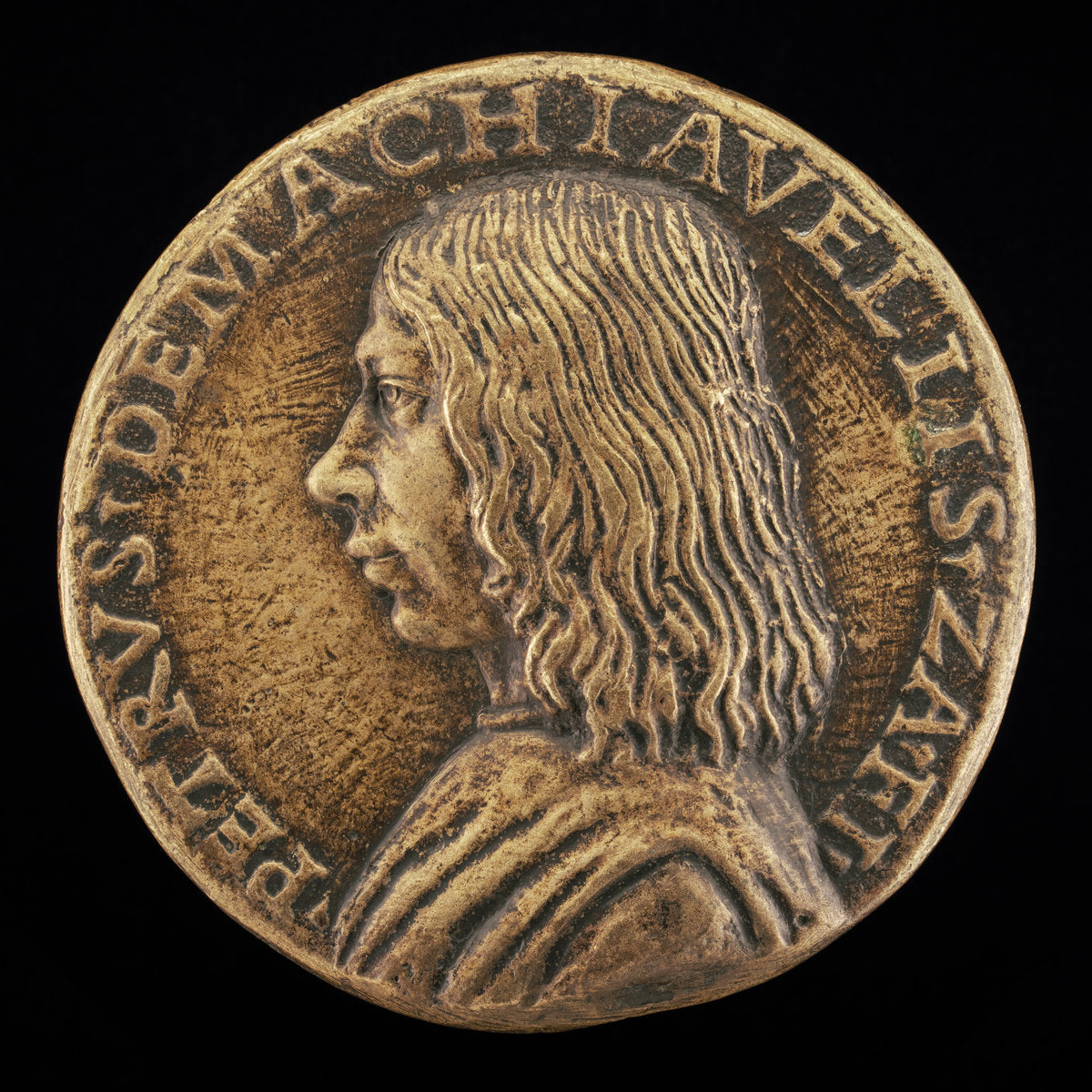 c. 1480/1485 by Style of Niccolò Fiorentino (Pietro Machiavelli, 1460/1461-1519 [obverse]), 16X12"(A3)Poster Print