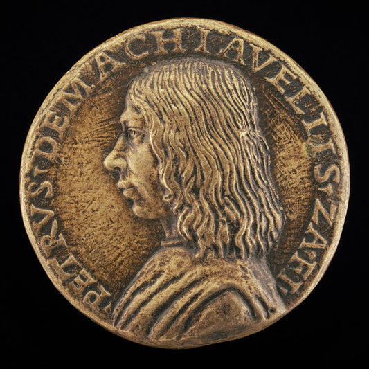 c. 1480/1485 by Style of Niccolò Fiorentino (Pietro Machiavelli, 1460/1461-1519 [obverse]), 16X12"(A3)Poster Print