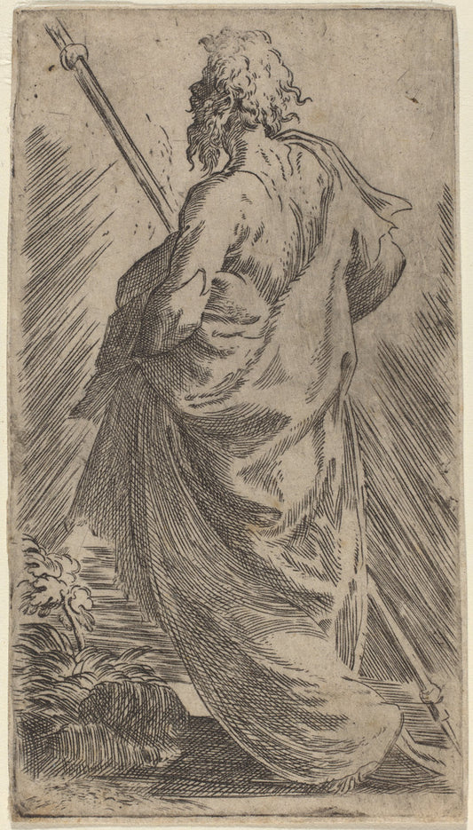 Saint James the Greater by Parmigianino (Italian, 1503 - 1540), 16X12"(A3)Poster Print