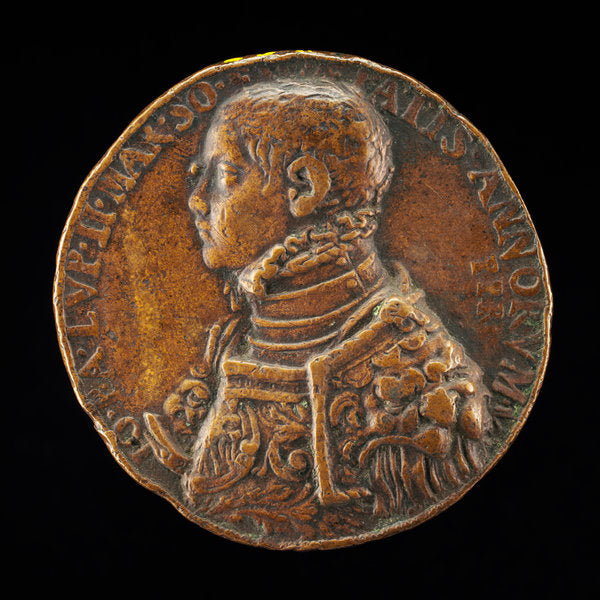 Giampaolo Melilupi, Son of Deifobo II and Cassandra [obverse] by Pier Paolo Galeotti (Florentine, c. 1520 - 1584), 16X12"(A3)Poster Print