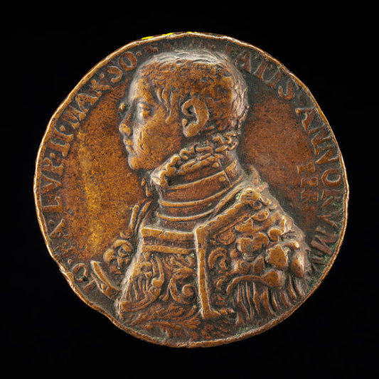 Giampaolo Melilupi, Son of Deifobo II and Cassandra [obverse] by Pier Paolo Galeotti (Florentine, c. 1520 - 1584), 16X12"(A3)Poster Print