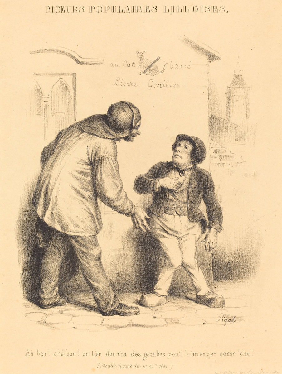 Ah Ben!... by Edmé Jean Pigal (French, 1798 - 1872), 16X12"(A3)Poster Print