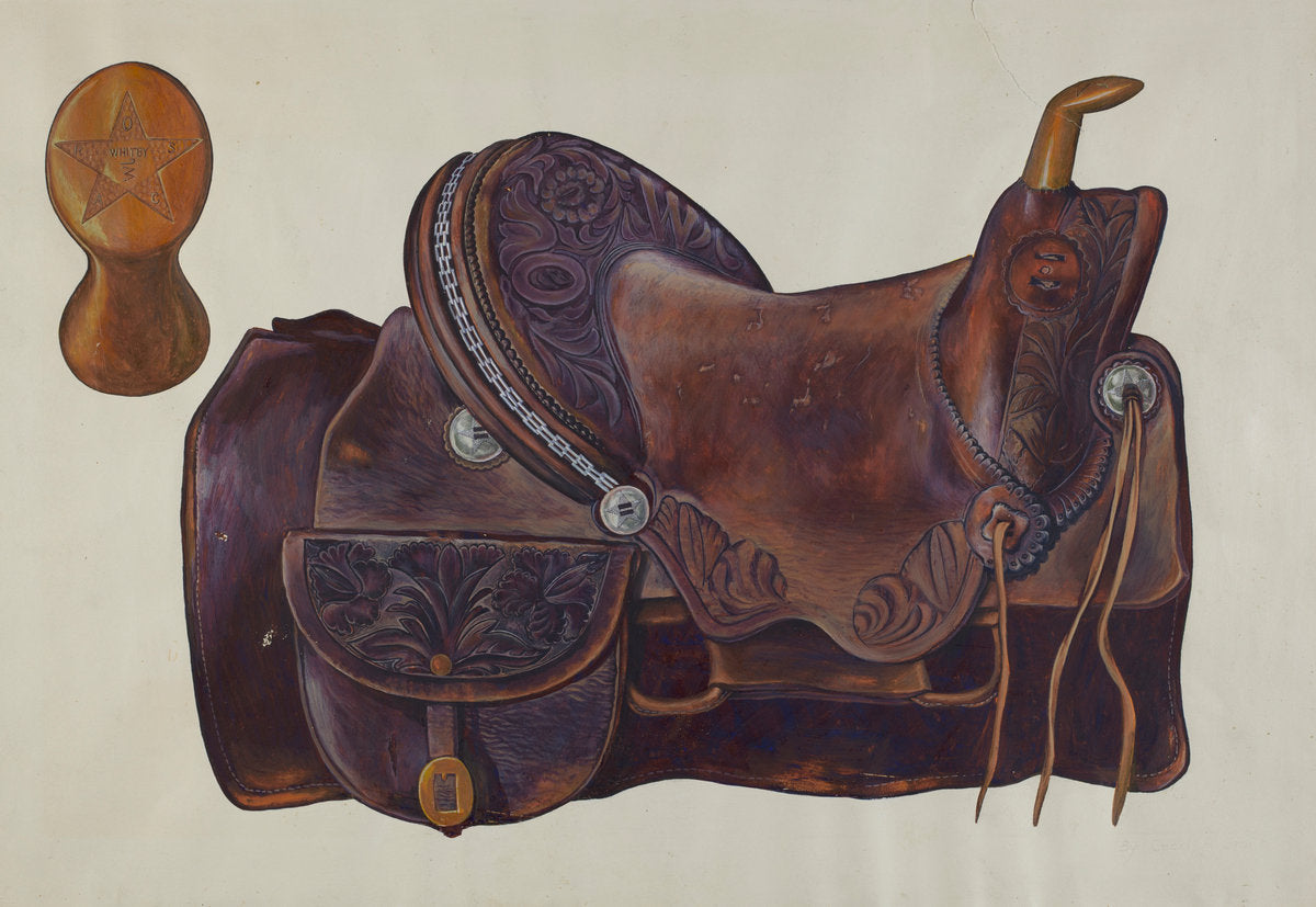 c. 1938 by American 20th Century (Saddle), 16X12"(A3)Poster Print