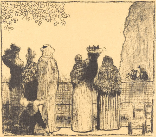 The Tuileries (Les Tuileries) by Edouard Vuillard (French, 1868 - 1940), 16X12"(A3)Poster Print