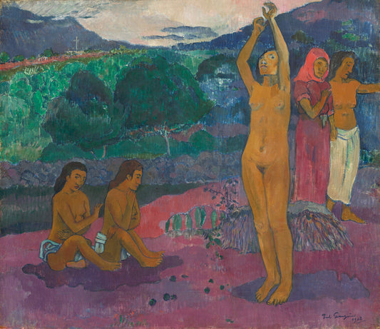 The Invocation by Paul Gauguin (French, 1848 - 1903), 16X12"(A3)Poster Print