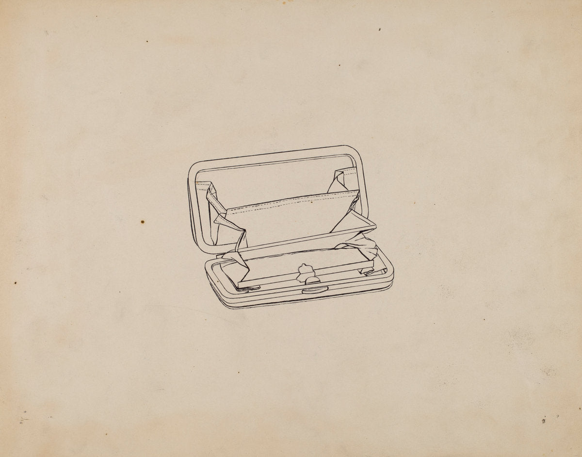 Card Case by Daniel Marshack (American, active c. 1935), 16X12"(A3)Poster Print