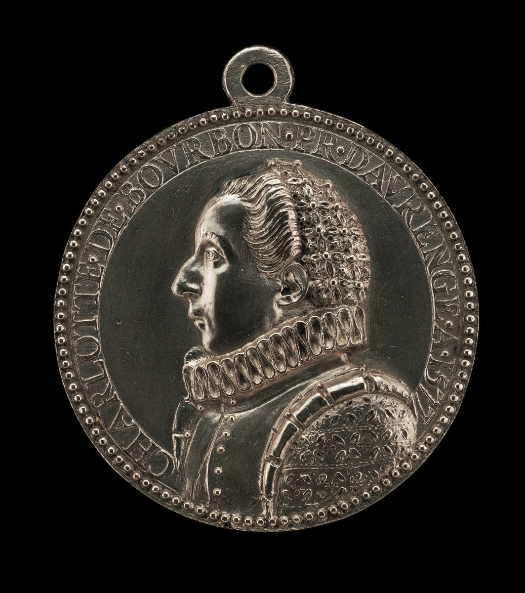 Charlotte de Bourbon, 1548-1581, Third Wife of Willem I, Prince of Orange and Nassau [reverse] by Conrad Bloc (Netherlandish, c. 1545 - died after 1602), 16X12"(A3)Poster Print