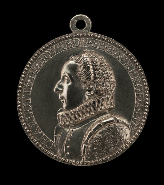 Charlotte de Bourbon, 1548-1581, Third Wife of Willem I, Prince of Orange and Nassau [reverse] by Conrad Bloc (Netherlandish, c. 1545 - died after 1602), 16X12"(A3)Poster Print